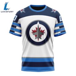 Personalized NHL Winnipeg Jets T-Shirt 2024 Away Kits T-Shirt For Man And Women