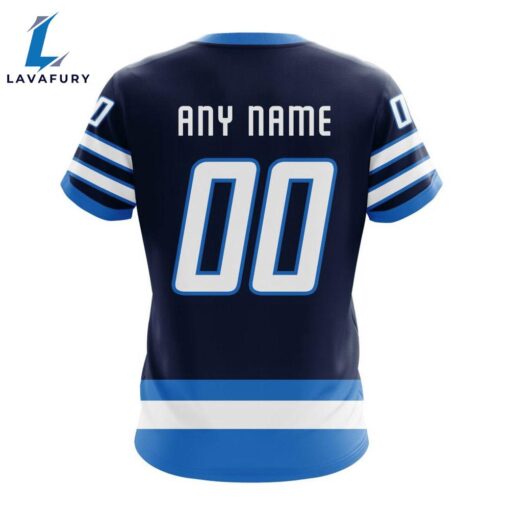 Personalized NHL Winnipeg Jets T-Shirt 2024 Home Kits T-Shirt For Man And Women