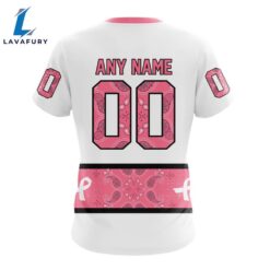Personalized NHL Winnipeg Jets T-Shirt In Classic Style With Paisley In October We Wear Pink Breast Cancer T-Shirt