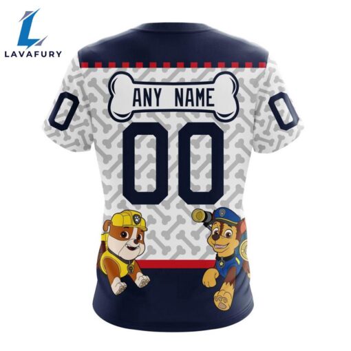 Personalized NHL Winnipeg Jets T-Shirt Special PawPatrol Design T-Shirt For Man And Women