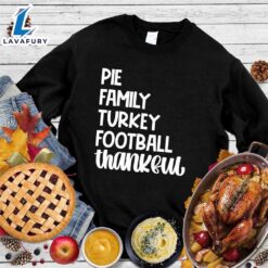 Pie Family Turkey Football Thankful…