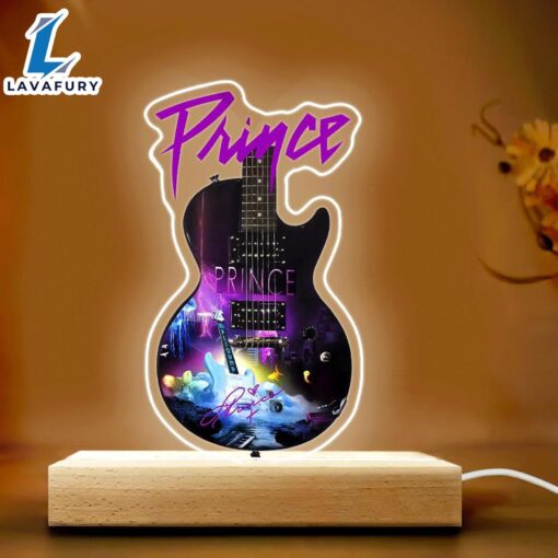 Prince Led Light With Wooden Base Gift Christmas – Music Night Light