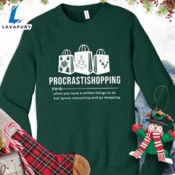 Procrastishopping Version 3 Sweatshirt Hallothanksmas…