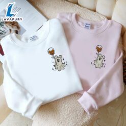 Retro Ghost Mickey Embroidered Sweatshirt,…