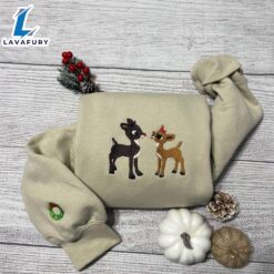 Rudolph And Clarice Embroidered Sweatshirt…