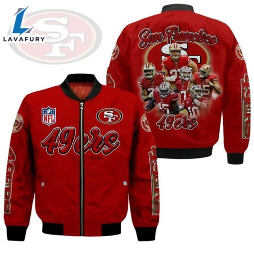 San Francisco 49Ers Players Nfl Bomber Jacket  For Fans