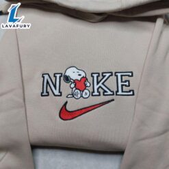 Snoopy Logo Embroidered Sweatshirt For…