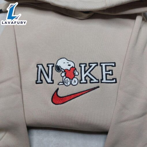 Snoopy  Logo Embroidered Sweatshirt  For Man And Women