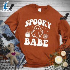 Spooky Babe Sweatshirt Hallothanksmas Shirt