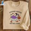 Spooky Goose On The Loose Embroidered Sweatshirt 3 Spooky Goose On The Loose Embroidered Sweatshirt