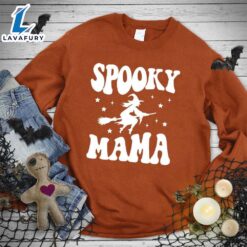 Spooky Mama Sweatshirt Hallothanksmas Shirt