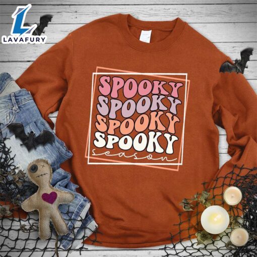Spooky Season Colored Edition Sweatshirt Hallothanksmas Shirt