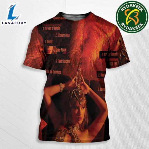 For Fans Taylor Swift The Life of a Showgirl in 2025 Album wirh A Showgirl Headdress on October 3 2025 All Over Print T-Shirt