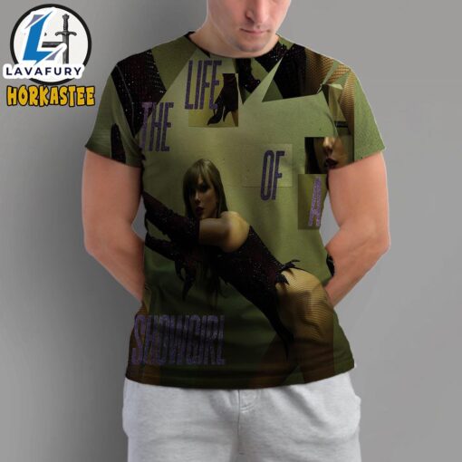 For Fans Taylor Swift The Life Of A Showgirl The Shiny Bug Edition Violet Shimmer Marbled Vinyl All Over Print Shirt