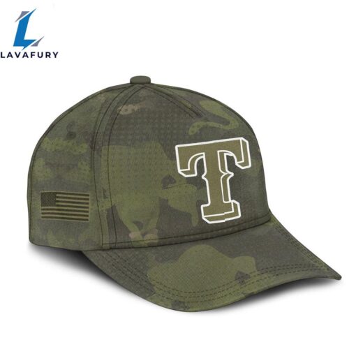 Texas Rangers Military Appreciation Month 3D Classic Caps