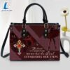 The Lord Establishes Her Steps Cross Leather Handbag Christ Gifts Leather Bags Christian Leather Bag 2 The Lord Establishes Her Steps Cross Leather Handbag Christ Gifts Leather Bags