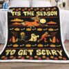 Tis The Season Halloween Sofa Fleece Throw Blanket Halloween Gifts