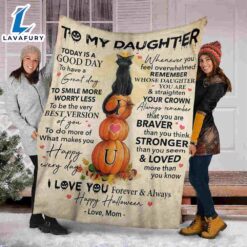 To My Daughter Halloween Sofa…