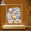 Toby Keith Led Light With Wooden Base Gift Christmas - Music Night Light 3 Toby Keith Led Light With Wooden Base Gift Christmas