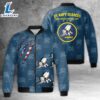 US Navy SEABEES Naval Construction Force (NCF) AOP Fleece Bomber Jacket
