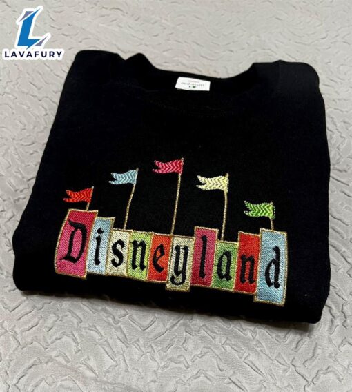 Vintage Disneyland Disney Embroidered Sweatshirt  For Man And Women