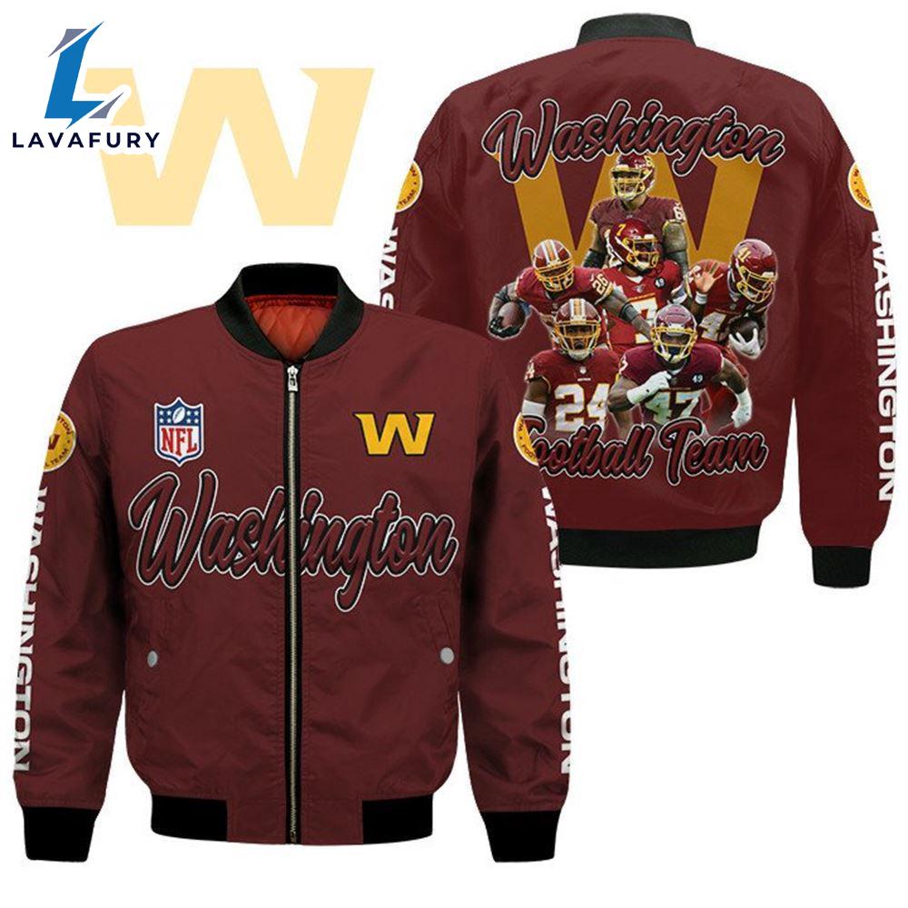Washington Football Team Players Nfl Bomber Jacket For Fans Washington Football Team Players Nfl Bomber Jacket For Fans