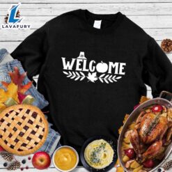 Welcome Fall Sweatshirt Hallothanksmas Shirt