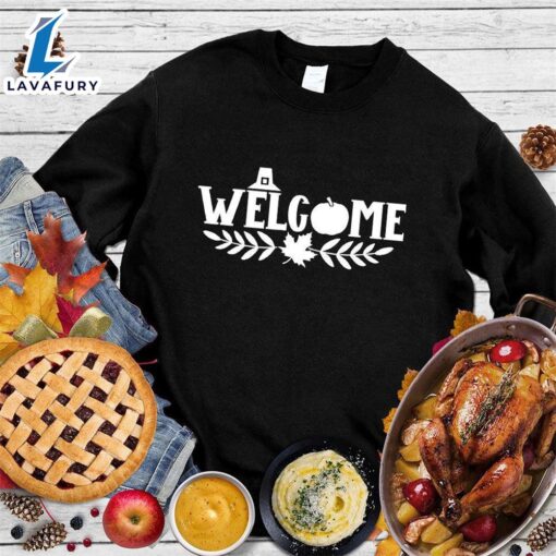 Welcome Fall Sweatshirt Hallothanksmas Shirt