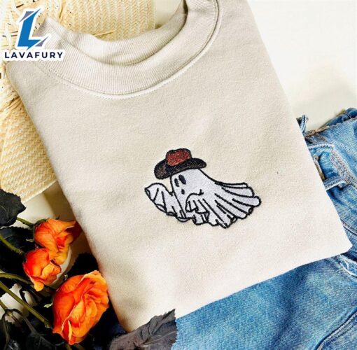 Western Ghost Embroidered Shirt For Man And Women