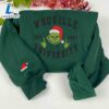 Whoville Grinch Fuk Hand Embroidered Sweatshirt