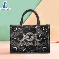 Wicca Blessed Be Leather Bag…