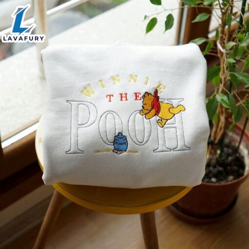 Winnie The Pooh Embroidered Vintage Sweatshirt &Amp Hoodie Winnie  For Man And Women