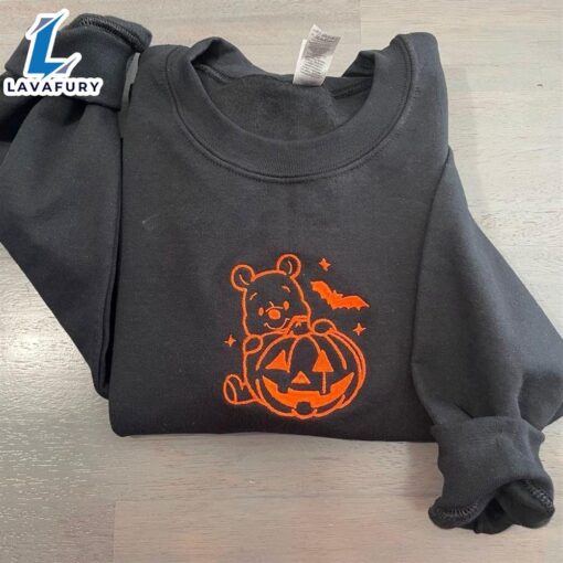 Winnie The Pooh Halloween Embroidered Shirt For Man And Women