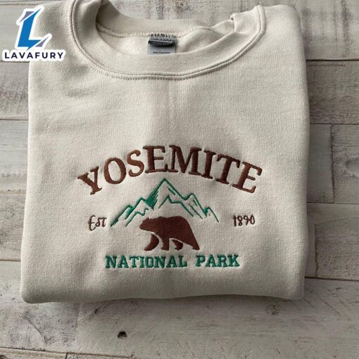 Yosemite National Park 1890 Embroidered Sweatshirt For Man And Women