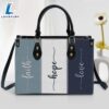 Zippered Leather Handbag With Handle Faith Hope Love Christ Gifts Leather Bags Christian Leather Bag 2 Zippered Leather Handbag With Handle Faith Hope Love Christ Gifts Leather Bags
