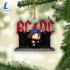 ACDC Custom Shape Clear 1-sided Acrylic Ornament - Christmas Day Ornament 3 ACDC Custom Shape Clear 1-sided Acrylic Ornament