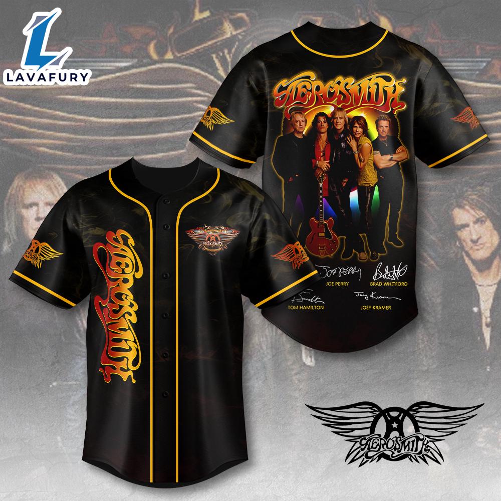 Aerosmith Baseball Jersey  Gift For Fans Aerosmith Baseball Jersey  Gift For Fans