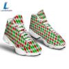 Argyle Merry Christmas Print Pattern Jd13 Shoes For Men Women