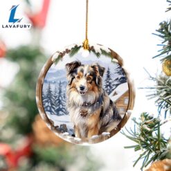 Australian Shepherd Ceramic Ornament For…