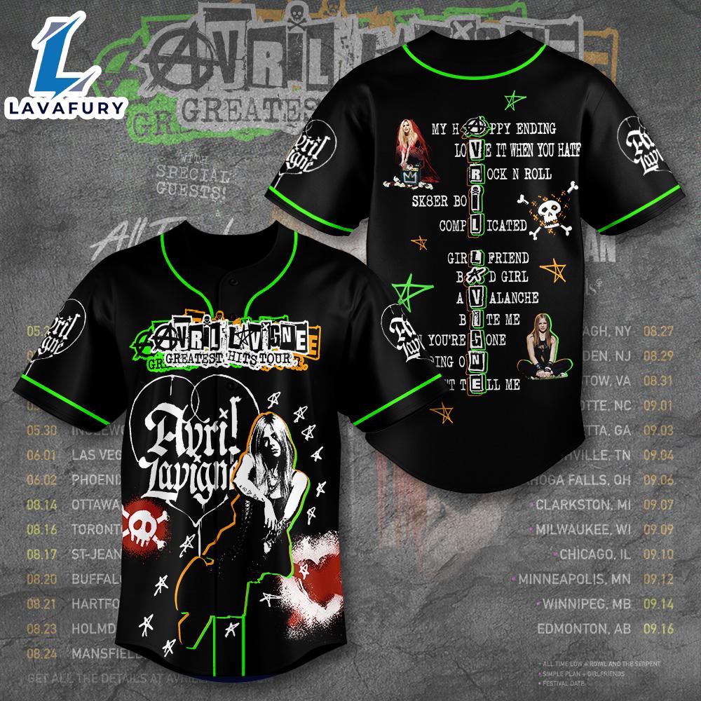Avril Lavigne Baseball Jersey Avril Lavigne Baseball Jersey