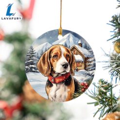 Beagle Ceramic Ornament For Fans