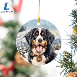 Bernese Mountain Ceramic Ornament For…