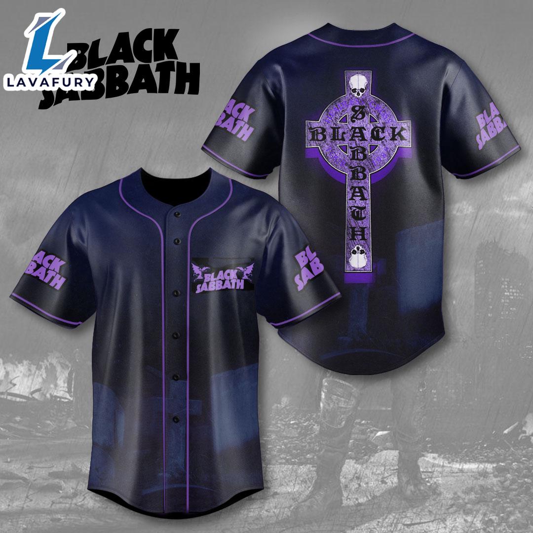 Black Sabbath Baseball Jersey Black Sabbath Baseball Jersey