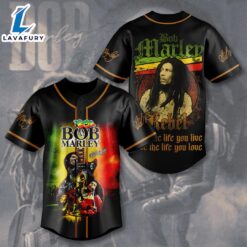 Bob Marley Baseball Jersey Bob Marley Baseball Jersey