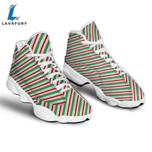 Candy Cane Stripes Christmas Print Jd13 Shoes For Men Women  Gift Xmas