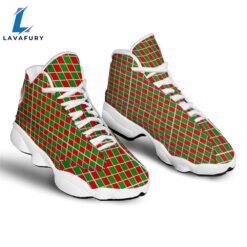 Checkered Merry Christmas Print Pattern…