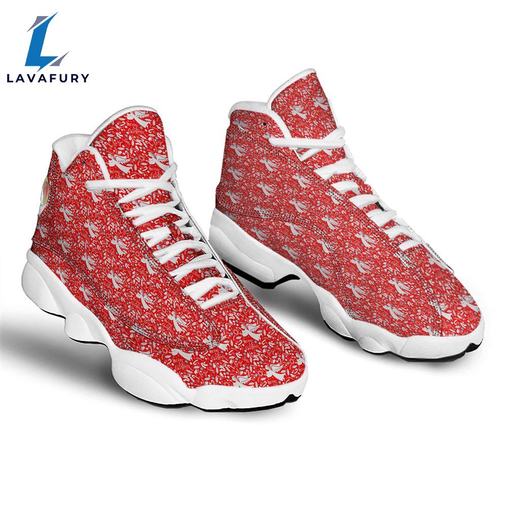 Christmas Angel Print Pattern Jd13 Shoes For Men Women Gift Xmas Christmas Angel Print Pattern Jd13 Shoes For Men Women Gift Xmas