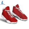 Christmas Dots And Red Print Jd13 Shoes For Men Women