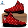 Christmas Dots White And Red Print Jd13 Shoes For Men Women Gift Xmas 2 Christmas Dots White And Red Print Jd13 Shoes For Men Women