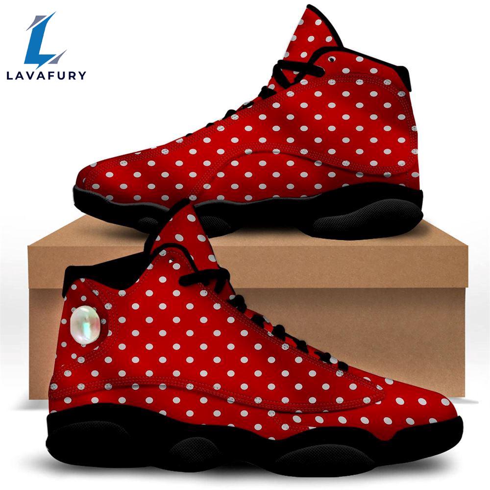 Christmas Dots White And Red Print Jd13 Shoes For Men Women Gift Xmas Christmas Dots White And Red Print Jd13 Shoes For Men Women Gift Xmas